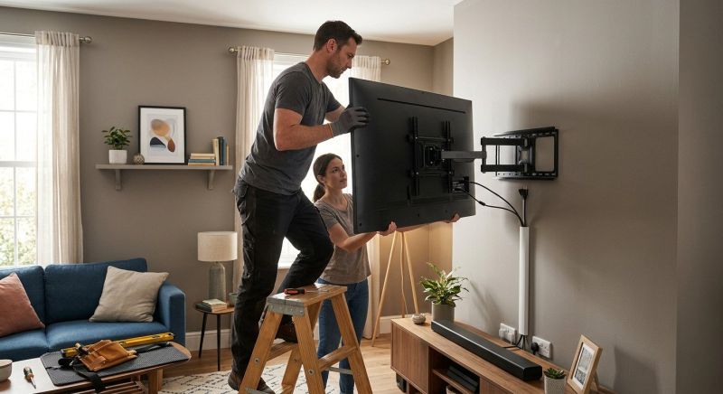 Flatscreen Tv Mounting in Overland Park, KS