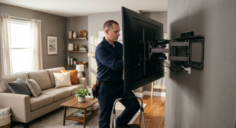 Wall Mount Tv Installation in Overland Park, KS