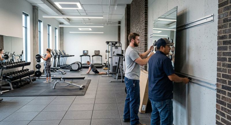 Workout Mirrors Installation in Longmont, CO